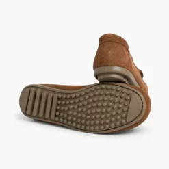 Menino Pisamonas Mocassins Menino Camurca Berloques