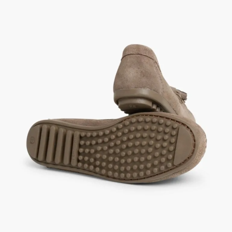 Menino Pisamonas Mocassins Menino Camurca Berloques