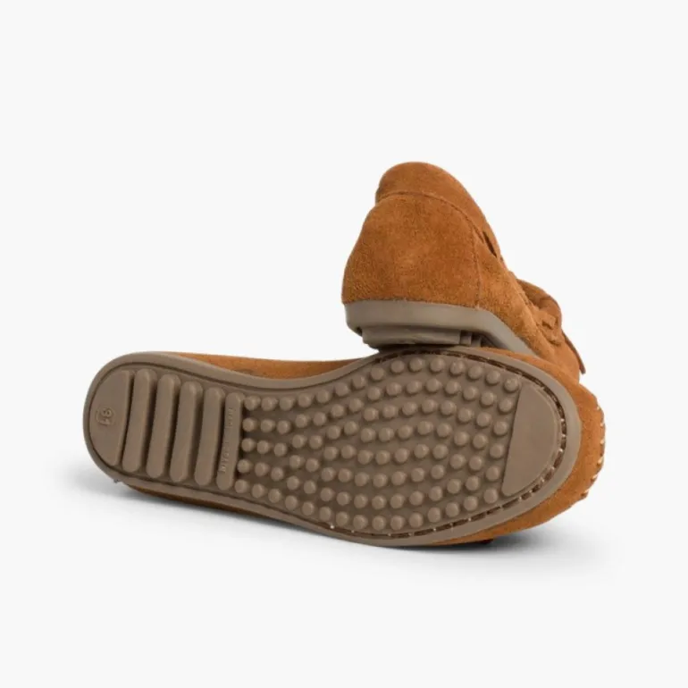 Menino Pisamonas Mocassins Menino Camurca Berloques