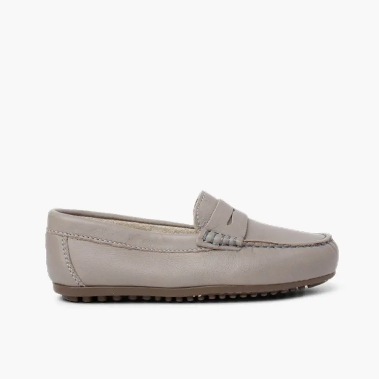 Menino Pisamonas Mocassins Menino Pele Mascara