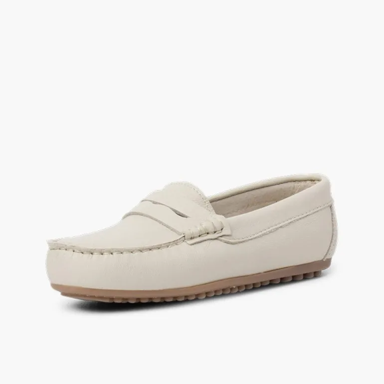 Menino Pisamonas Mocassins Menino Pele Mascara