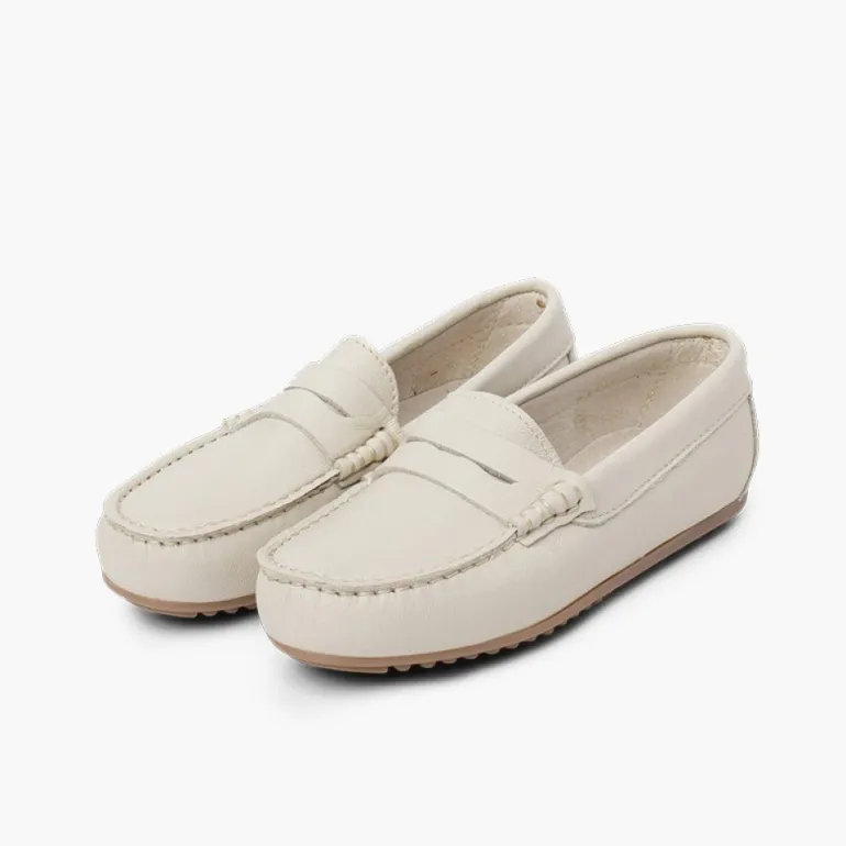 Menino Pisamonas Mocassins Menino Pele Mascara