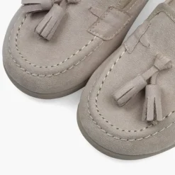 Menino Pisamonas Mocassins Meninos Pequenos Com Berloques Efeito Camurca