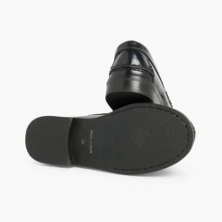 Menino Pisamonas Mocassins Pele