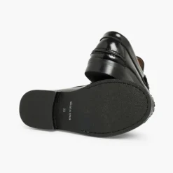 Menino Pisamonas Mocassins Pele
