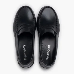 Menino Pisamonas Mocassins Pele