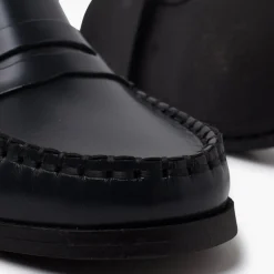 Menino Pisamonas Mocassins Pele