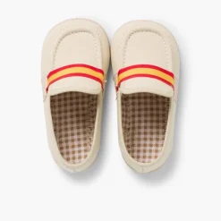 Menino Pisamonas Mocassins Tecido Bandeira Espanha
