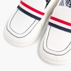 Menino Pisamonas Mocassins Tecido Bandeira