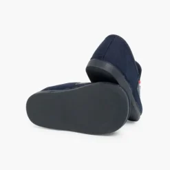 Menino Pisamonas Mocassins Tecido Bandeira
