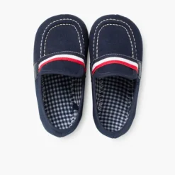 Menino Pisamonas Mocassins Tecido Bandeira