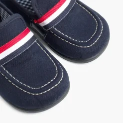 Menino Pisamonas Mocassins Tecido Bandeira