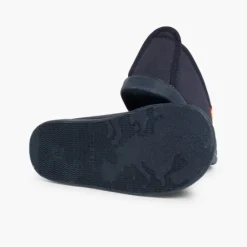 Menino Pisamonas Mocassins Tecido Bandeira Espanha Tamanhos Grandes