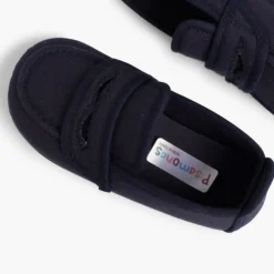 Menino Pisamonas Mocassins Tecido Liso