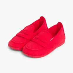 Menino Pisamonas Mocassins Tecido Liso
