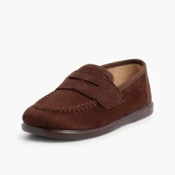 Menino Pisamonas Mocassins Tipo Camurca