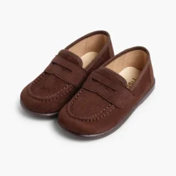 Menino Pisamonas Mocassins Tipo Camurca