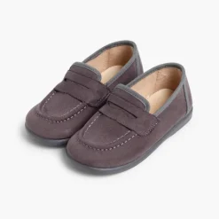 Menino Pisamonas Mocassins Tipo Camurca