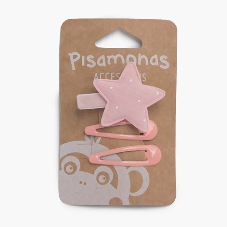 Pisamonas Pack Clip Estrela E Ganchos