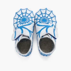 Menino Pisamonas Pantufa Bota Feltro Tira Aderente