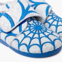 Menino Pisamonas Pantufa Bota Feltro Tira Aderente