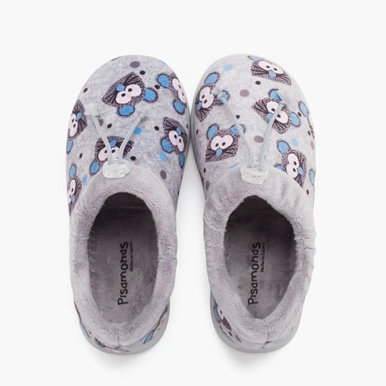 Menino Pisamonas Pantufas Ajustaveis Ratinhos