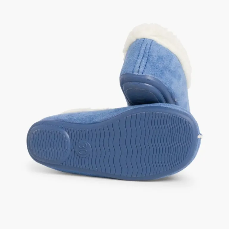 Menino Pisamonas Pantufas Bamara Forro Felpudo