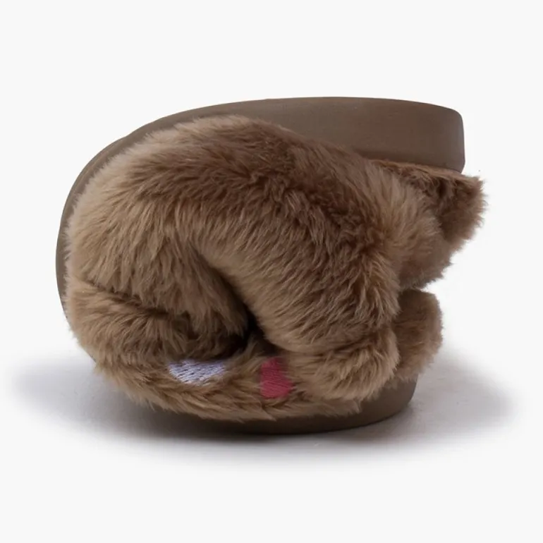 Menino Pisamonas Pantufas Bota Animais Pelinho