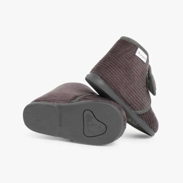 Menino Pisamonas Pantufas Bota Bombazine