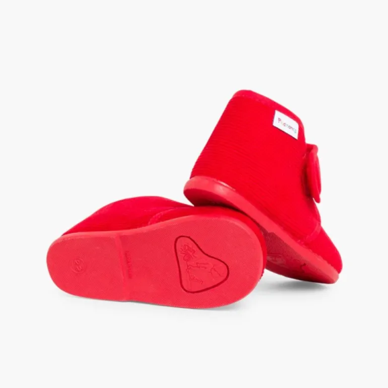 Menino Pisamonas Pantufas Bota Bombazine