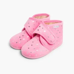 Menino Pisamonas Pantufas Bota Com Estrelinhas