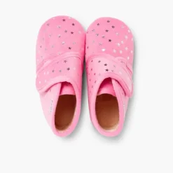 Menino Pisamonas Pantufas Bota Com Estrelinhas