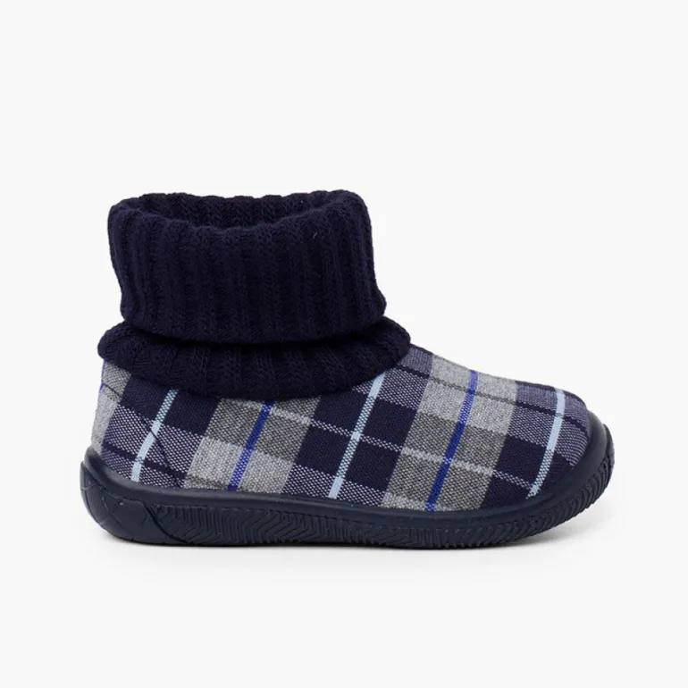 Menino Pisamonas Pantufas Bota Com Rebordo Tipo Meia De La