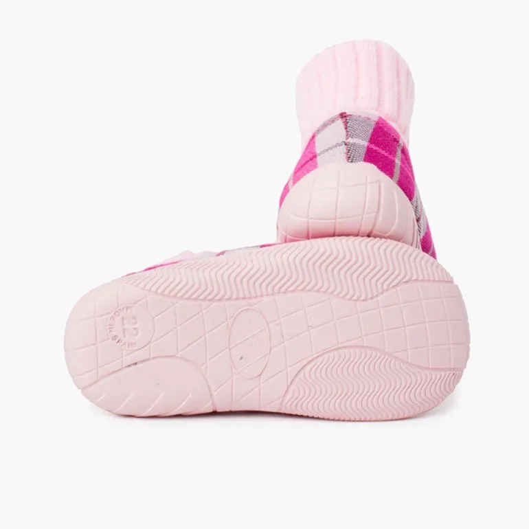 Menino Pisamonas Pantufas Bota Com Rebordo Tipo Meia De La