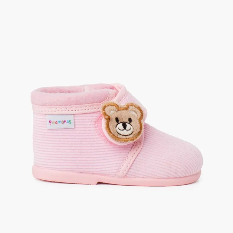Menino Pisamonas Pantufas Botinha Bombazine Urso Criancas
