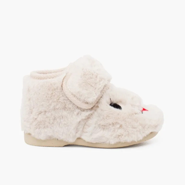 Menino Pisamonas Pantufas Coelhinho Pelo Suave