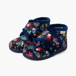 Menino Pisamonas Pantufas Criancas Desenhos