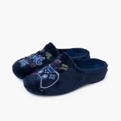 Menino Pisamonas Pantufas Tipo Chinelo Gaming