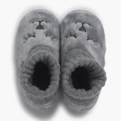 Menino Pisamonas Pantufas Ursinho Pelo Suave Meia