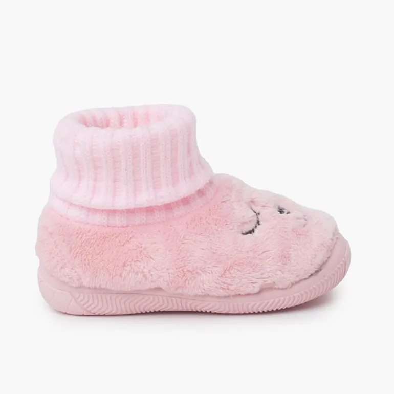 Menino Pisamonas Pantufas Ursinho Pelo Suave Meia