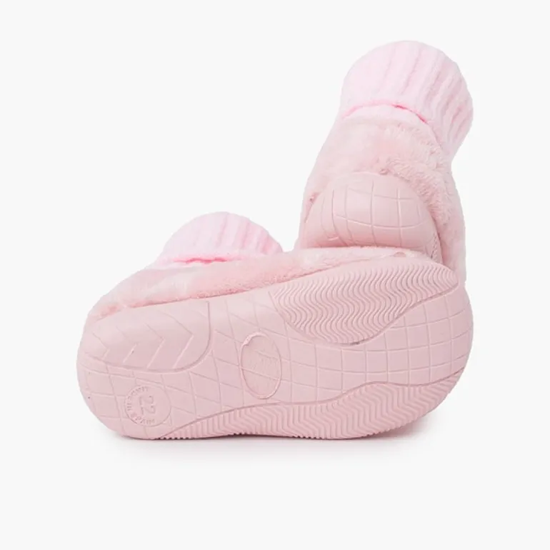 Menino Pisamonas Pantufas Ursinho Pelo Suave Meia
