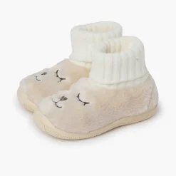 Menino Pisamonas Pantufas Ursinho Pelo Suave Meia