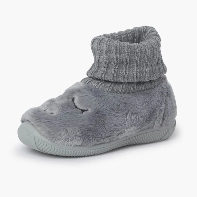Menino Pisamonas Pantufas Ursinho Pelo Suave Meia