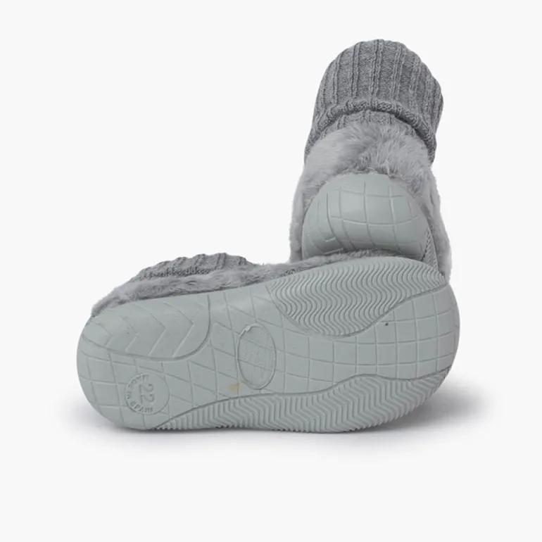 Menino Pisamonas Pantufas Ursinho Pelo Suave Meia