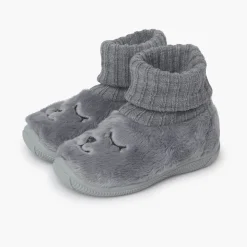 Menino Pisamonas Pantufas Ursinho Pelo Suave Meia