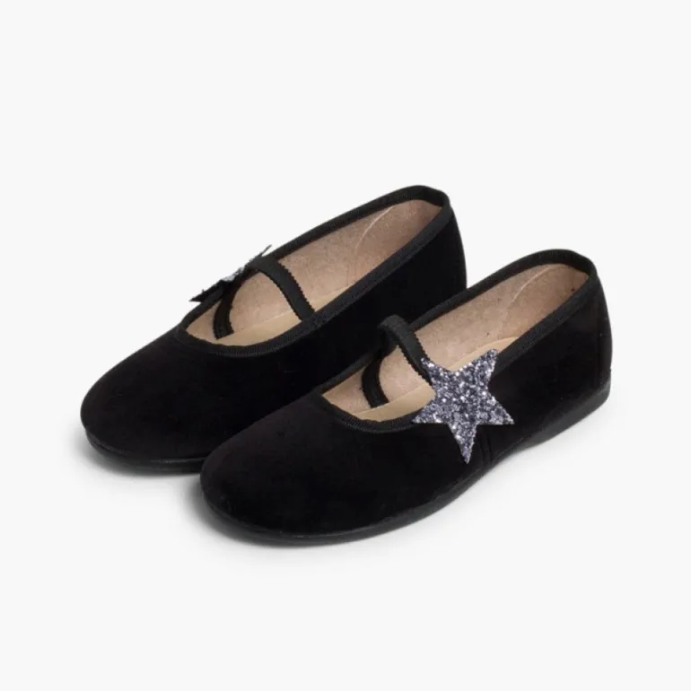 Menina Pisamonas Sabrinas Com Estrela Glitter E Tira Elastica