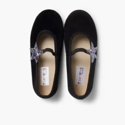 Menina Pisamonas Sabrinas Com Estrela Glitter E Tira Elastica