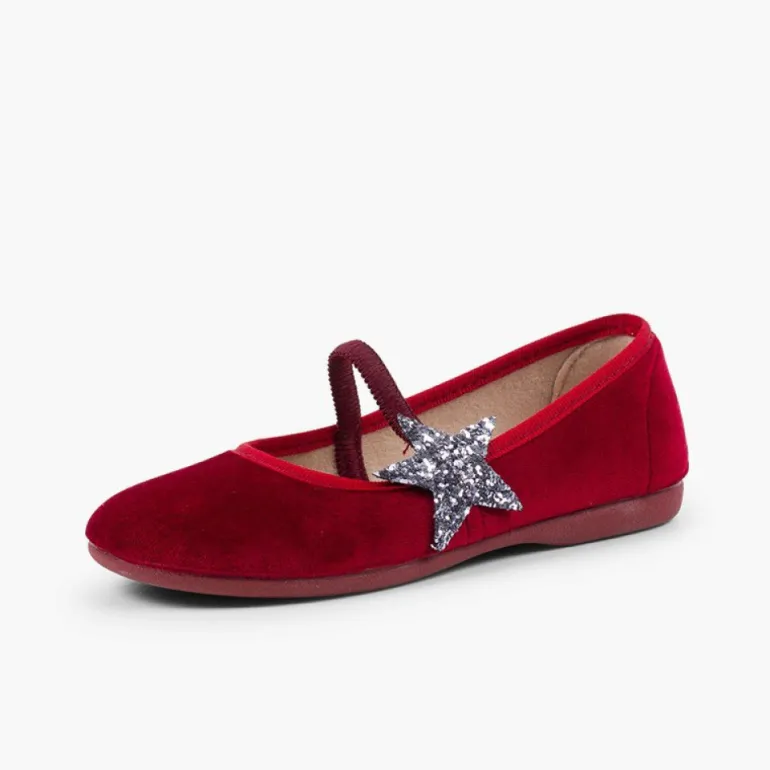 Menina Pisamonas Sabrinas Com Estrela Glitter E Tira Elastica
