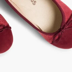 Menina Pisamonas Sabrinas Combinadas Camurca E Bolinhas Brilhantes