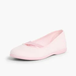 Menina Pisamonas Sabrinas Menina Lona Com Elastico Cruzado Tipo Ballet